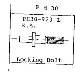 Kneading Arm Locking Bolt LH